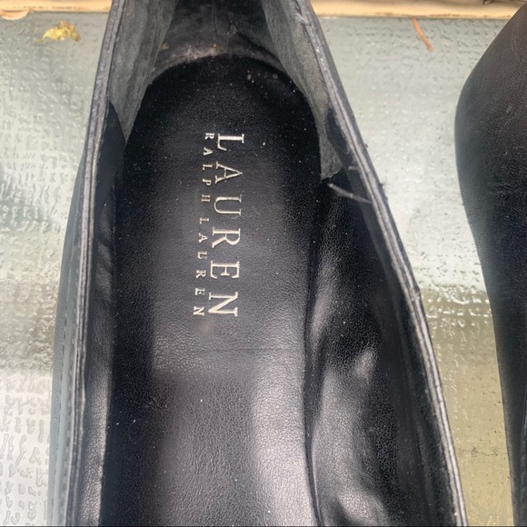 Ralph Lauren Solid Black Flats. Women’s 7. - Picture 3 of 6